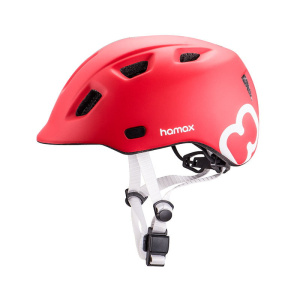 Hamax Thundercap XS/S kask dziecięcy rowerowy (roz 47-52 cm) • Red/White
