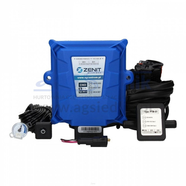Zdjęcie Elektronika LPG, Zestawy AGC, ZENIT BLUE BOX Zenit Blue Box Light - elektronika do 3-4 cyl