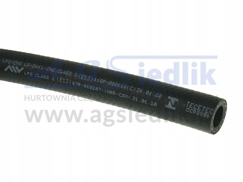 Zdjęcie Węże gumowe, przewody, LPG / CNG, 12 mm Przewód MAFLOW LPG / CNG D. 12x19