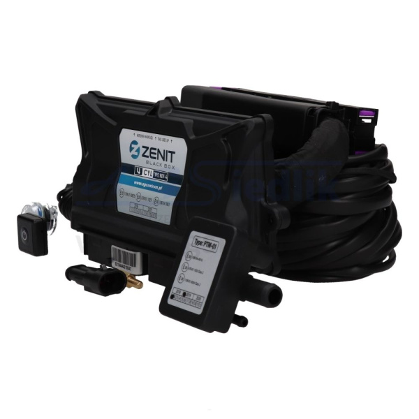 Zdjęcie Elektronika LPG, Zestawy AGC, ZENIT BLACK BOX Elektronika Zenit Black Box 3-4 cyl. + sensor 7008