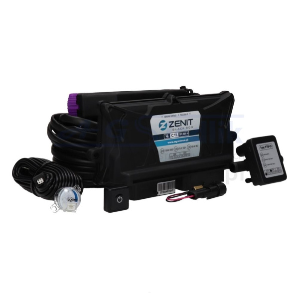 Zdjęcie Elektronika LPG, Zestawy AGC, ZENIT BLACK BOX Elektronika Zenit Black Box 3-4 cyl. + sensor 7008