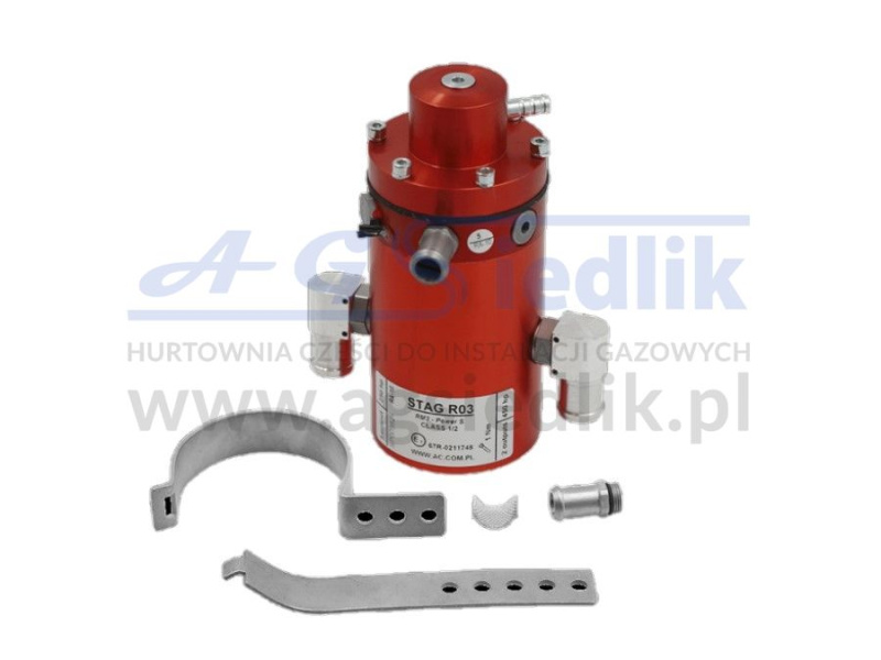 Zdjęcie Reduktory LPG, IV generacja, sekwencja Reduktor AC STAG R03 Power + E01 BFC - Ø8 do 450kM