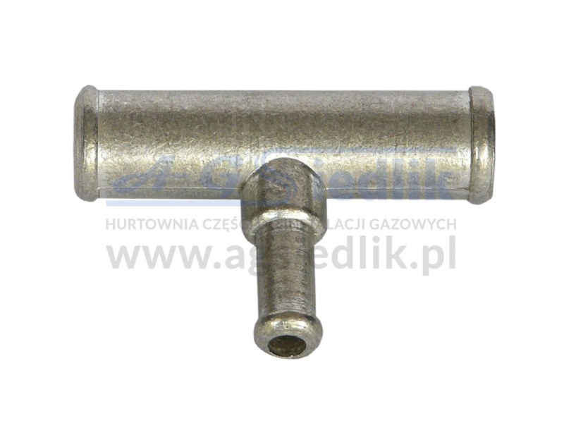 Zdjęcie Akcesoria LPG, Trójniki, czwórniki Trójnik typ T Ø 16/8/16 - aluminium