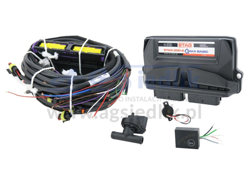 Zdjęcie Elektronika LPG, Zestawy AC Stag, STAG QMAX Elektronika AC STAG 300-6 QMAX BASIC 6 cyl