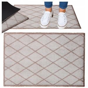 Wycieraczka pod drzwi chodnik do obuwia LIVING ZALA 50X70cm D6852BEŻKRATA