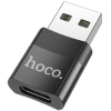 Адаптер Hoco UA17 USB to Type-C Black — купити в Україні