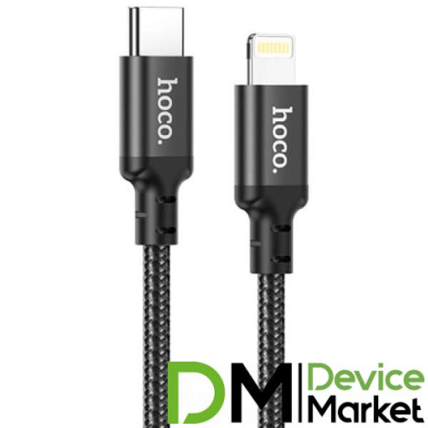 Фото Каталог, Аксесуари, Живлення, передача даних, USB кабелі Кабель Hoco X14 Double speed PD Type-C to Lightning 3m Black