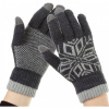 Рукавички ArmorStandart Touch Gloves Snowflake з орнаментом Light Grey — купити в Україні