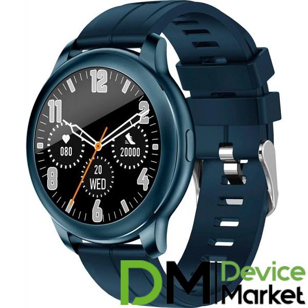 Фото Каталог, Гаджети, Смарт-годинники Смарт-годинник Globex Smart Watch Aero Blue