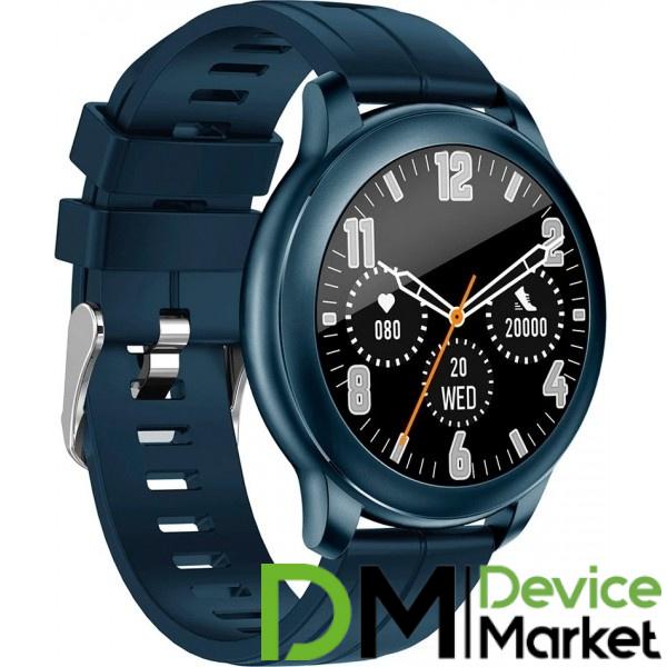 Фото Каталог, Гаджети, Смарт-годинники Смарт-годинник Globex Smart Watch Aero Blue
