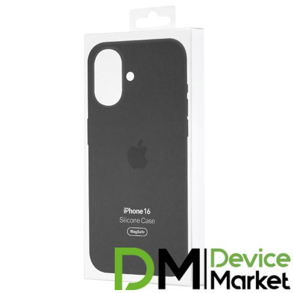 Фото Каталог, Аксесуари, Чохли, Чохли для телефона, Чохли для телефона Apple DM Чохол Silicone Case with MagSafe для iPhone 16 Black