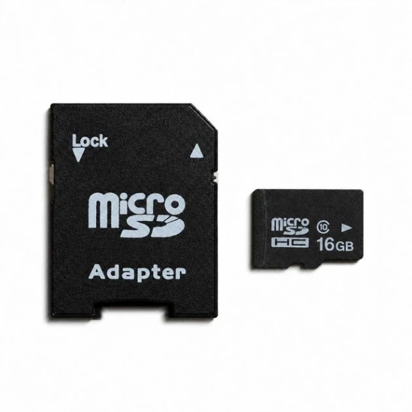 Фото Электроника Карта памяти MicroSD 16 GB Class 10 с SD-адаптером