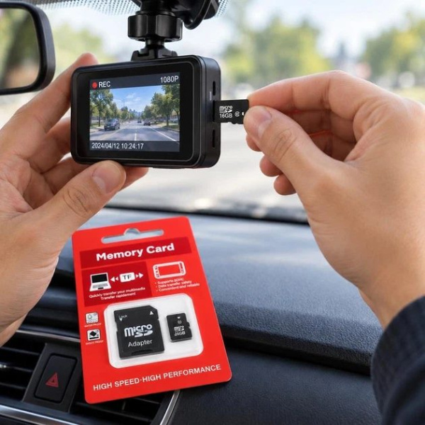 Фото Электроника Карта памяти MicroSD 16 GB Class 10 с SD-адаптером