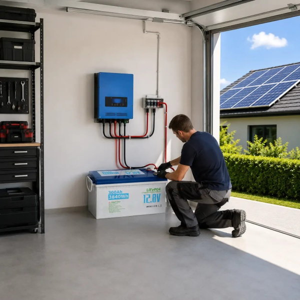 Фото Электроника Литиевый аккумулятор для солнечных систем, 12V, 300Ah, LiFePO4, Белый / Аккумулятор литиевый / Аккумуляторная батарея