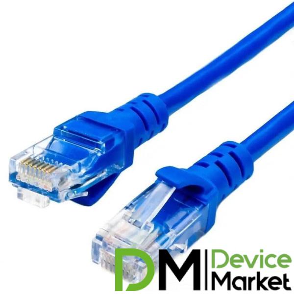 Фото Каталог, Мережеве обладнання, Патч-корди Патч-корд Atcom UTP, RJ45, Cat.5e, 10m Синій (9166)