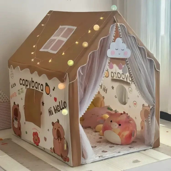 Фото Детский мир, детские товары Детская игровая палатка Капибара, от 3 лет, 85×295×295 см / Игровой домик для детей / Детская палатка-домик