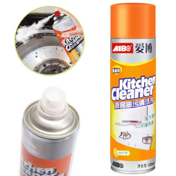 Фото Товары для дома и сада Очиститель для кухни Kitchen cleaner, 260мл / Универсальный кухонный обезжириватель / Пена от жира и грязи