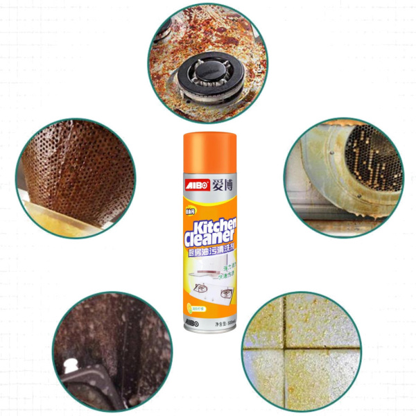Фото Товары для дома и сада Очиститель для кухни Kitchen cleaner, 260мл / Универсальный кухонный обезжириватель / Пена от жира и грязи