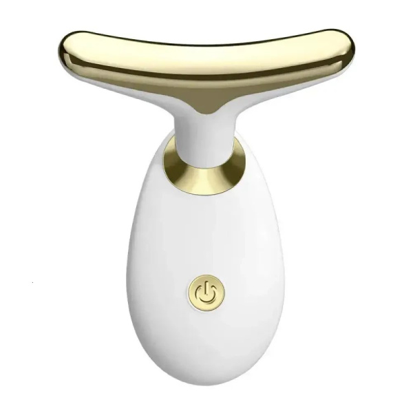 Фото Красота и здоровье Лифтинг массажер для лица и шеи Face Lifter, Белый / Микротоковый массажер для шеи и лица с импульсным светом