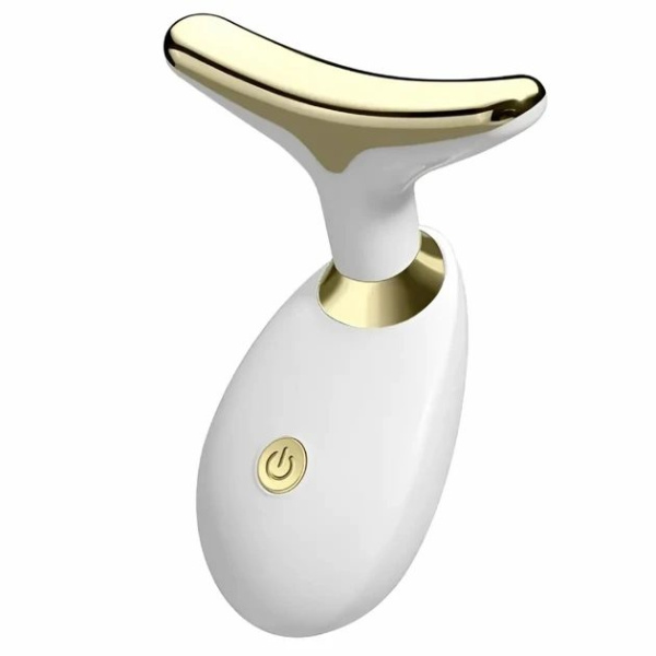 Фото Красота и здоровье Лифтинг массажер для лица и шеи Face Lifter, Белый / Микротоковый массажер для шеи и лица с импульсным светом