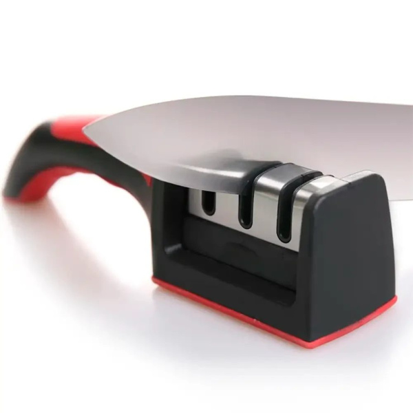 Фото Все для кухни Точилка для ножей Sharpener RS-168 NJ-523, Черный / Кухонная механическая точилка / Ножеточка