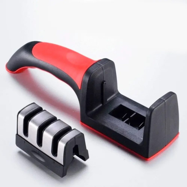 Фото Все для кухни Точилка для ножей Sharpener RS-168 NJ-523, Черный / Кухонная механическая точилка / Ножеточка