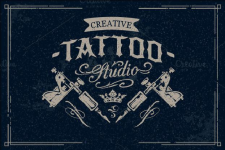 логотип Салон-студия художественной татуировки "Креатив-Татту" (Creative Tattoo) в Бресте